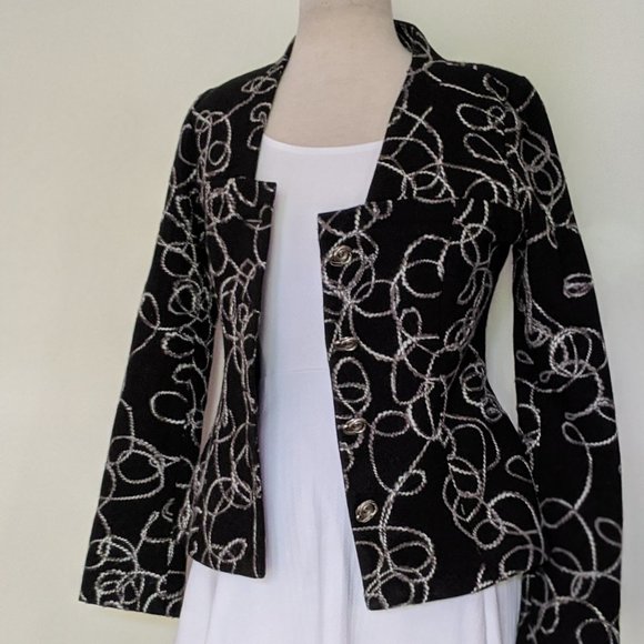 90s Vintage Wool-Blend Blazer - Picture 7 of 10